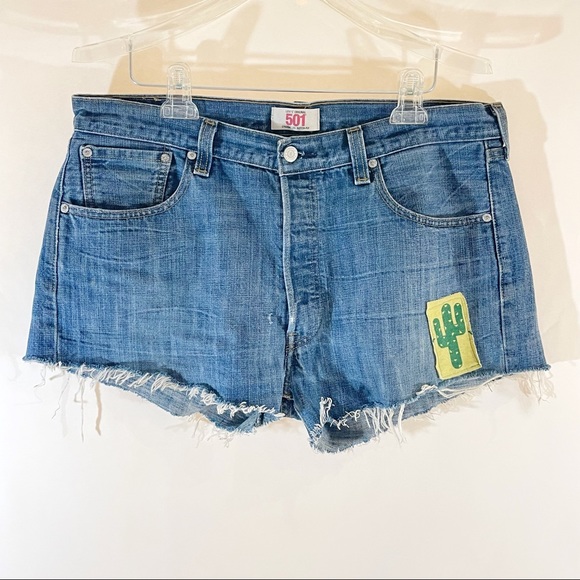 Levi's Pants - Levi’s Original 501 Cut-Off Shorts with Raw Hem